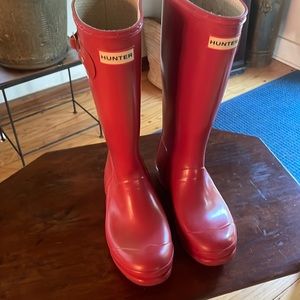 HUNTER Red Boots